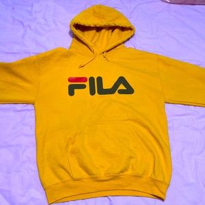 FILA hoodie small orange